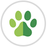 Icon presenting animal care